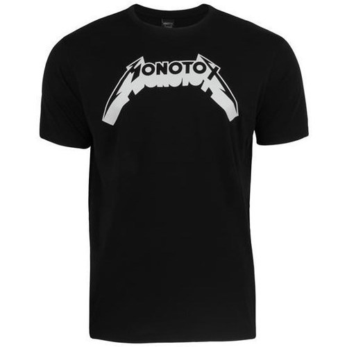 Vêtements Homme T-shirts manches courtes Monotox Metal Noir