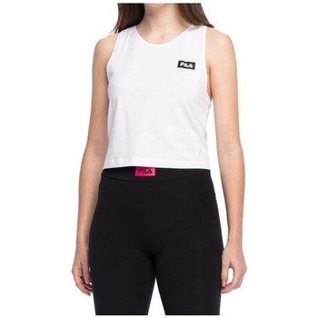 Vêtements Femme T-shirts manches courtes Fila Fitness Basin Cropped Blanc