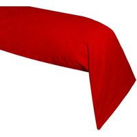 Maison & Déco Taies d'oreillers / traversins Stof Une Taie de traversin rouge 45 x 185 cm Rouge