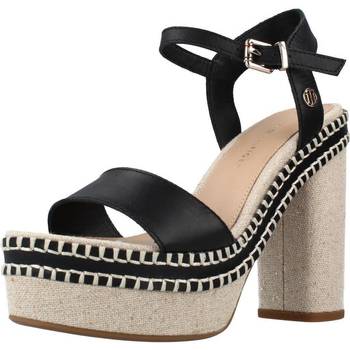 Chaussures Femme Sandales et Nu-pieds Tommy Hilfiger ELEVATED SIGNATURE HEEL Noir