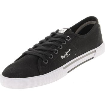 Chaussures Homme Baskets mode Pepe jeans Brady blk sneakers Noir