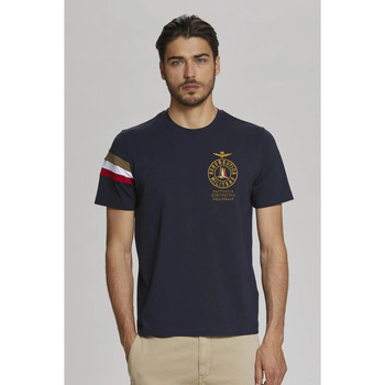 Vêtements Homme Débardeurs / T-shirts sans manche Aeronautica Militare 221TS1956J469 DARK NAVY Bleu marine