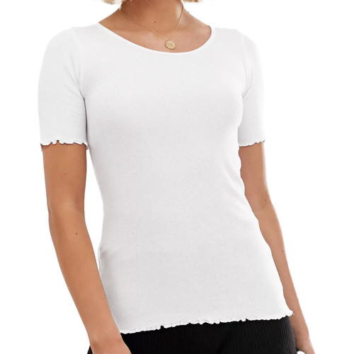 Vêtements Femme T-shirts manches courtes Brave Soul XLTS-69LOVELY Blanc