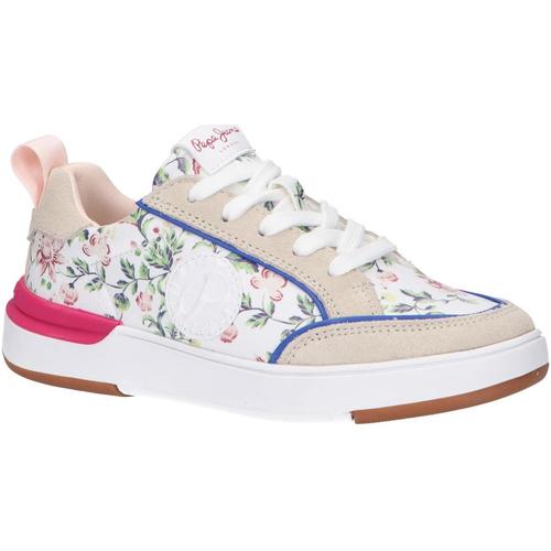 Chaussures Fille Multisport Pepe JEANS smocked PGS30540 BAXTER FLOWERS PGS30540 BAXTER FLOWERS 