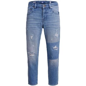Vêtements Garçon Jeans Jack & Jones 12210637 FRANK-BLUE DENIM Bleu