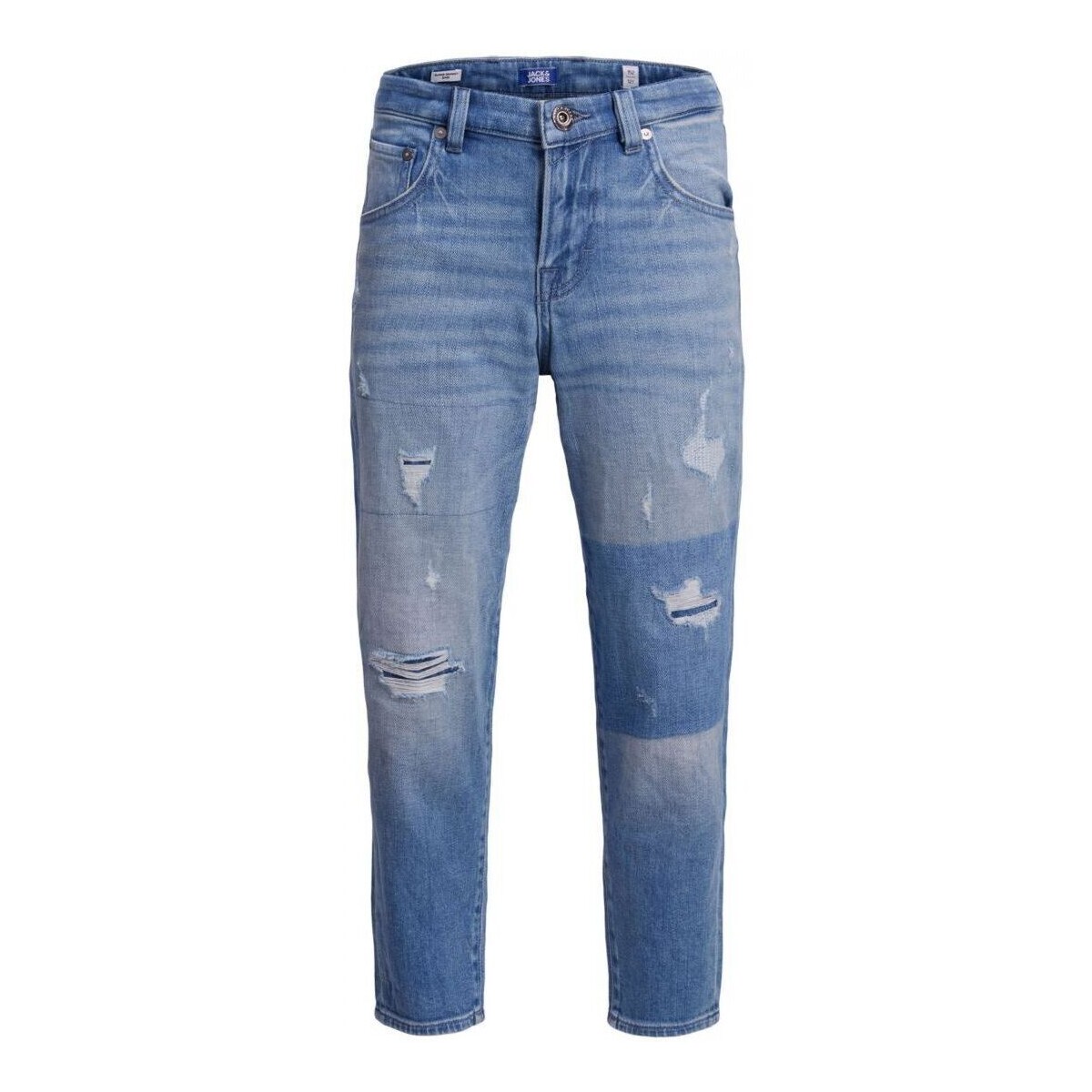 Vêtements Garçon Jeans Jack & Jones 12210637 FRANK-BLUE DENIM Bleu