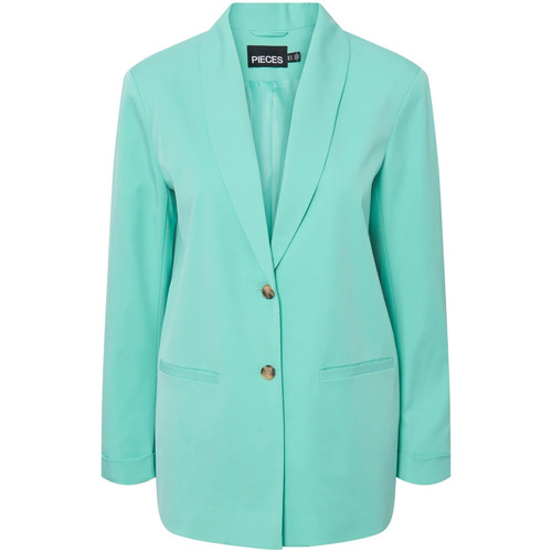 Vêtements Femme Vestes / Blazers Pieces Blazer ajusté vert Vert