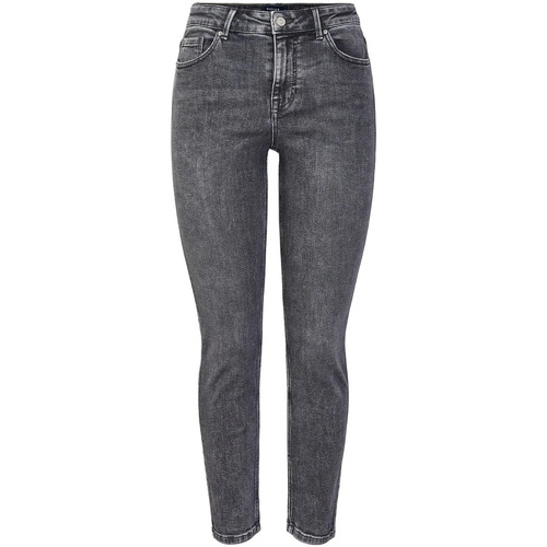 Pieces Jean skinny taille haute gris Gris - Vêtements Jeans Femme 27,99 €