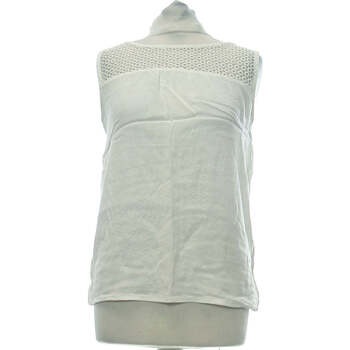 Vêtements Femme Débardeurs / T-shirts linen sans manche Zara débardeur  38 - T2 - M Blanc Blanc