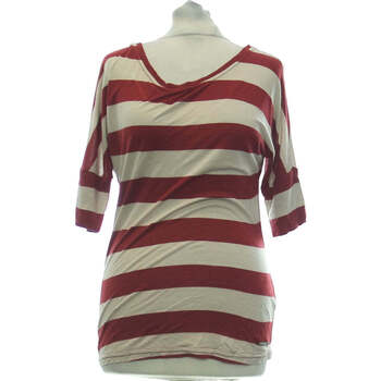 Roxy top manches courtes  36 - T1 - S Rouge Rouge