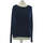 Vêtements Femme Billionaire embroidered-logo polo shirt top manches longues  36 - T1 - S Bleu Bleu