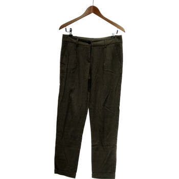 Vêtements Femme Pantalons Benetton Pantalon Droit Femme  42 - T4 - L/xl Vert