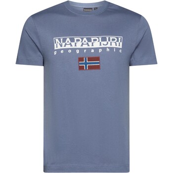 Vêtements Homme T-shirts manches courtes Napapijri 210652 Bleu