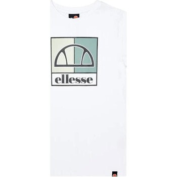 Vêtements Fille zebra-print short-sleeve T-shirt Ellesse Terreno Blanc