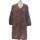 Vêtements Femme Robes courtes Esprit robe courte  36 - T1 - S Marron Marron