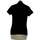 Vêtements Femme T-shirts & Polos Gap top manches courtes  36 - T1 - S Noir Noir