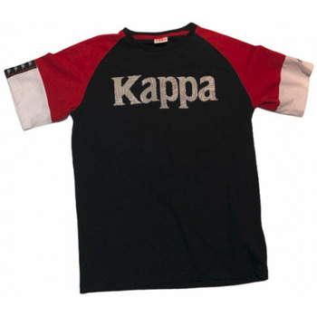 Vêtements Enfant Housses de coussins Kappa Tee shirt junior  KAPPA 304PIX0 noir / rouge - 10 ANS Noir