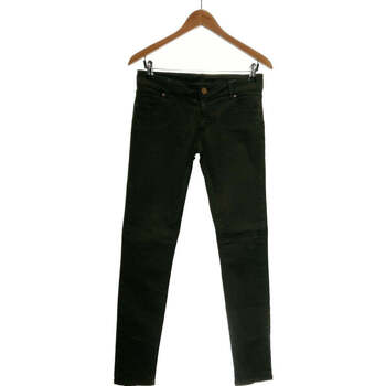 jeans zara  jean slim femme  36 - t1 - s vert 