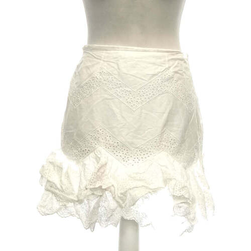 Vêtements Femme Jupes H&M jupe courte  38 - T2 - M Blanc Blanc