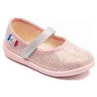 Chaussures Fille Chaussons Bellamy MARION ROSE ARGENT Rose