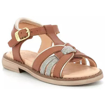 Chaussures Fille Sandales et Nu-pieds Aster TAWINA CAMEL OR Marron