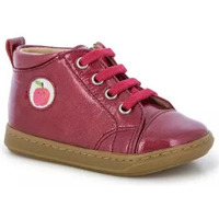 Chaussures Fille Boots Shoo Pom BOUBA ZIP LACE VERNIS ROUGE Rouge