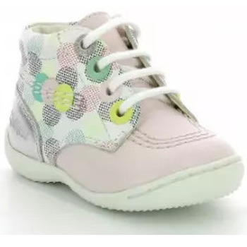 Chaussures Fille Boots Kickers GULLYZIP BLANC POIS MULTICO Blanc