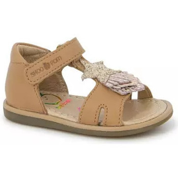 Chaussures Fille Happy Spart Nu Pied Cadet Shoo Pom TITY KID ATLANTIC CAMEL/PINK Marron