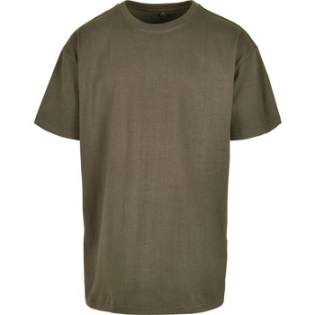 Vêtements T-shirts manches longues Build Your Brand BY102 Vert