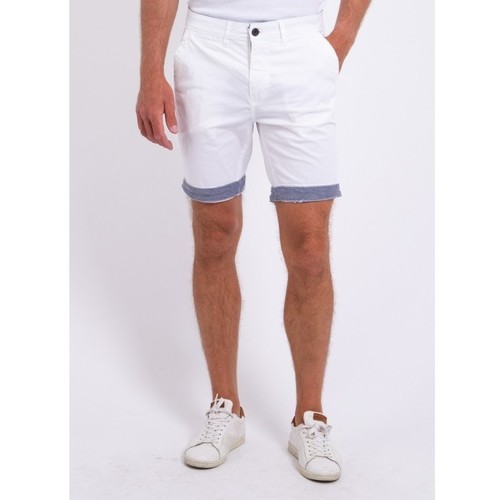 Vêtements Shorts / Bermudas Ritchie Bermuda chino BAZY Blanc