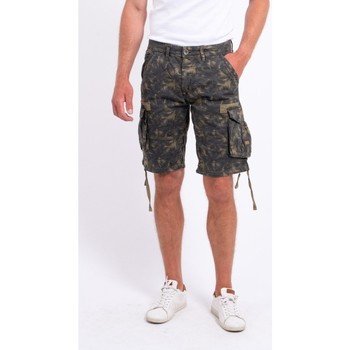 Vêtements Shorts / Bermudas Ritchie Bermuda battle motifs BUZET Kaki