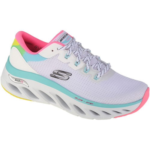 Chaussures Femme Baskets basses Skechers Arch Fit Glide-Step - Highlighter Blanc