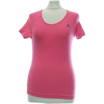 Vêtements Femme T-shirts & Polos adidas Originals top manches This  38 - T2 - M Rose Rose