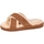 Chaussures Femme Chaussons Isotoner Chaussons Femme  Ref 57083 Camel Marron
