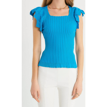 Vêtements Femme Tops / Blouses Robin-Collection 133046543 Bleu
