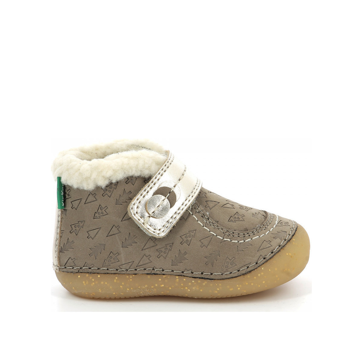 Chaussures Fille Boots Kickers So Schuss Gris