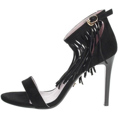 Chaussures Femme Short En Coton Rayé Silvian Heach SHW-2103 Noir