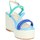 Chaussures Femme Sandales et Nu-pieds Silvian Heach SHS808 Bleu