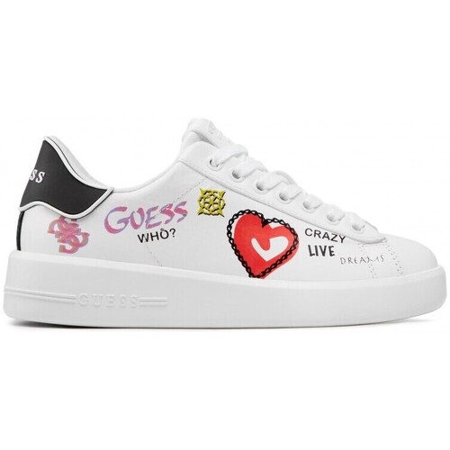 Chaussures Femme Baskets mode Guess - Sneakers - blanche Blanc