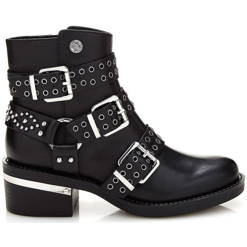 Guess Bottines Femme Fifi Noir Noir - Chaussures Botte Femme 190,00 €