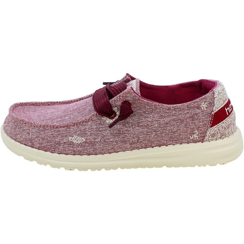 Chaussures Femme Mocassins HEYDUDE 12216.11 Rouge