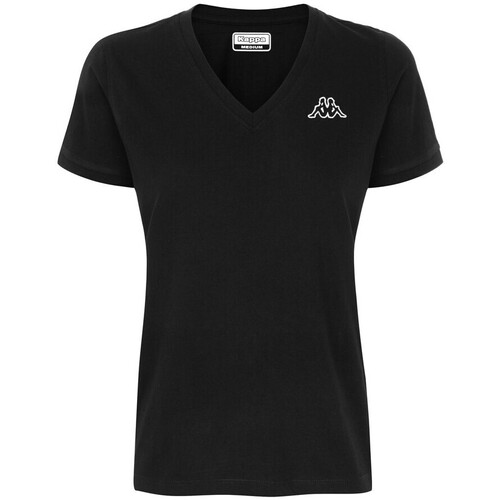 Vêtements Femme T-shirts manches courtes Kappa 303H0P0 Noir