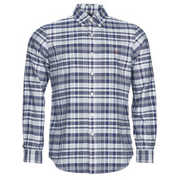 Vêtements Homme Chemises manches longues Polo Ralph Lauren CUBDPPCS-LONG SLEEVE-SPORT SHIRT Marine / Gris - Grey Heather / Navy Multi