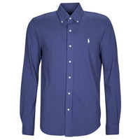 Vêtements Homme Chemises manches longues Polo Ralph Lauren LSFBBDM5-LONG SLEEVE-KNIT Bleu Ciel / Light Navy