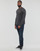 Vêtements Homme T-shirts manches longues Polo Ralph Lauren T-SHIRT AJUSTE COL TUNISIEN EN COTON Noir / Rouge