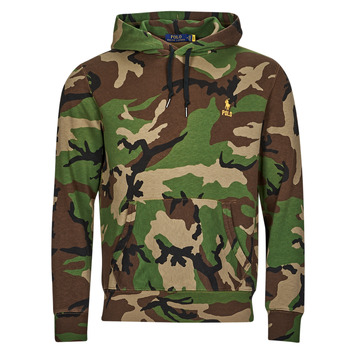 Vêtements Homme Sweats Polo Ralph Lauren LSPOHOODM2-LONG SLEEVE-SWEATSHIRT Kaki Camouflage