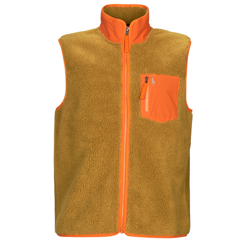 Vêtements Homme Polaires Polo Ralph Lauren SLEEVELESS-FULL ZIP Camel / Orange