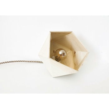 Maison & Déco Lampes à poser Leewalia Lampe de chevet Origami érable érable