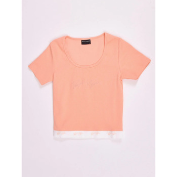 Vêtements Femme Débardeurs / T-shirts sans manche Project X Paris Crop-Top F221125 Orange