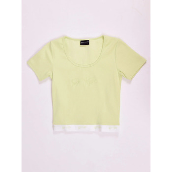 Vêtements Femme Anna Quan Ary ribbed cotton T-shirt Project X Paris Crop-Top F221125 Vert
